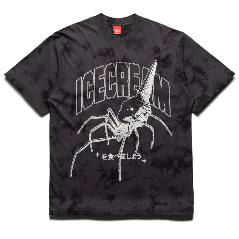 Ice Cream Creepy Crawler Knit Tee - Charcoal Art