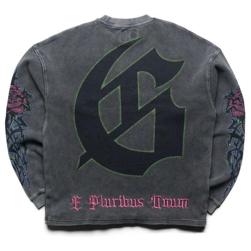 Godspeed New York Vandal Thermal L/S Tee - Grey Wash