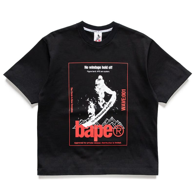 BAPE Kazuki Kuraishi x A Bathing Ape Skate Tee - Black