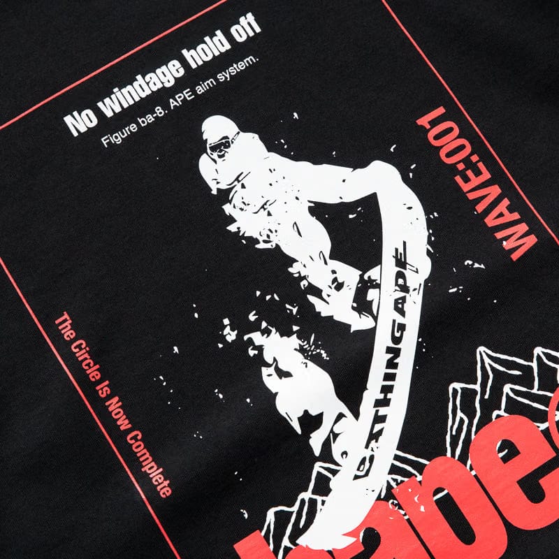 BAPE Kazuki Kuraishi x A Bathing Ape Skate Tee - Black