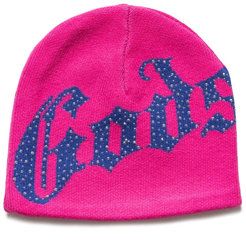 Godspeed New York OG Logo Studded Beanie - Fuchsia Pink