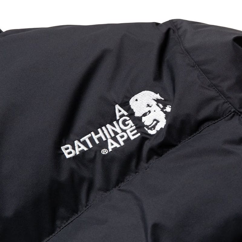 BAPE Kazuki Kuraishi x A Bathing Ape Pixelate Camo Reversible Down Jacket - Black