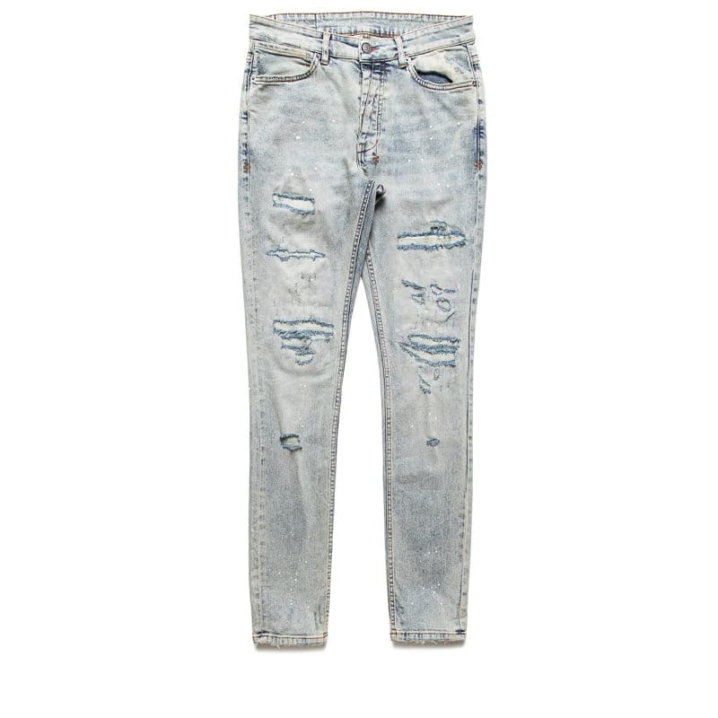 Ksubi Van Winkle Paint Denim Pant - Summer Blue
