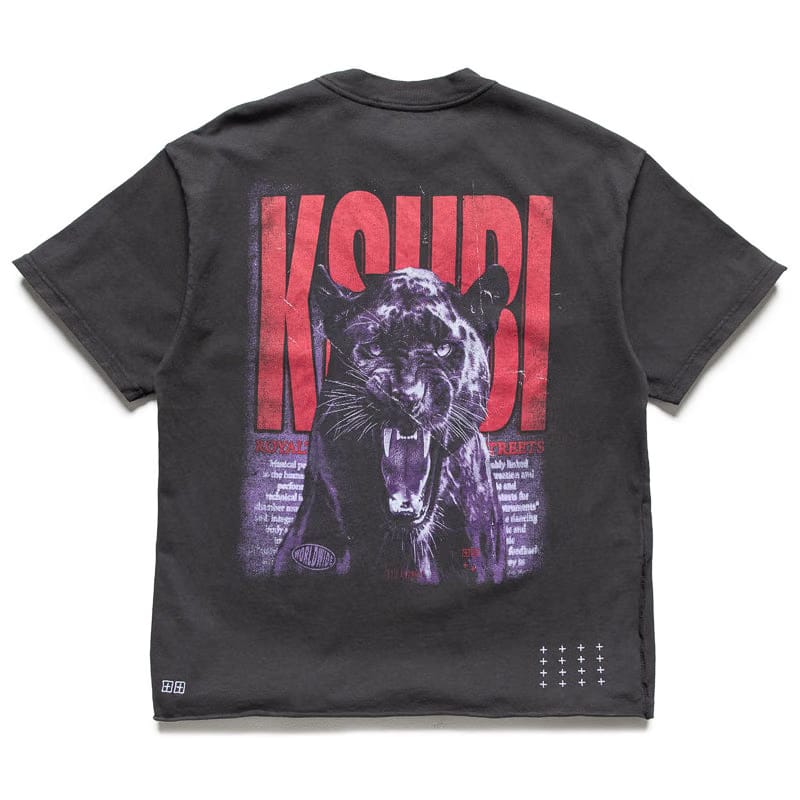 Ksubi Panthera Ekcess Tee - Faded Black