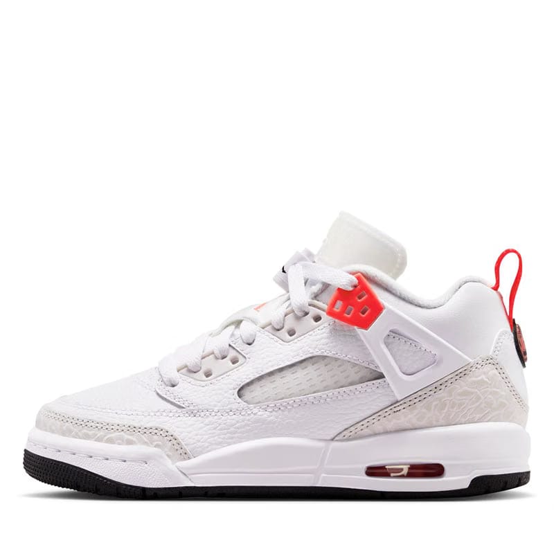 Air Jordan Jordan Spizike Low (GS) - White/Bright Crimson