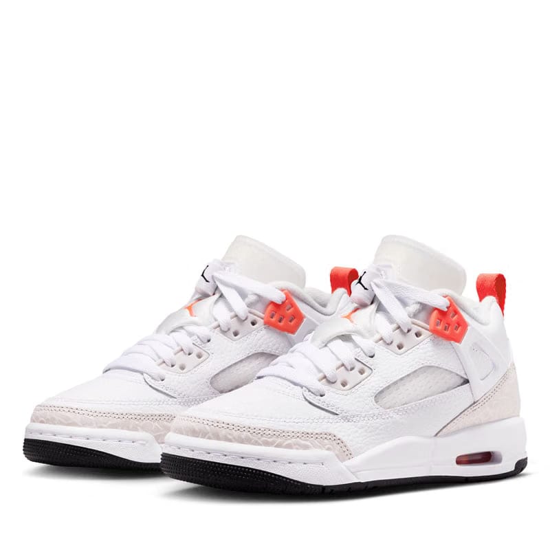 Air Jordan Jordan Spizike Low (GS) - White/Bright Crimson