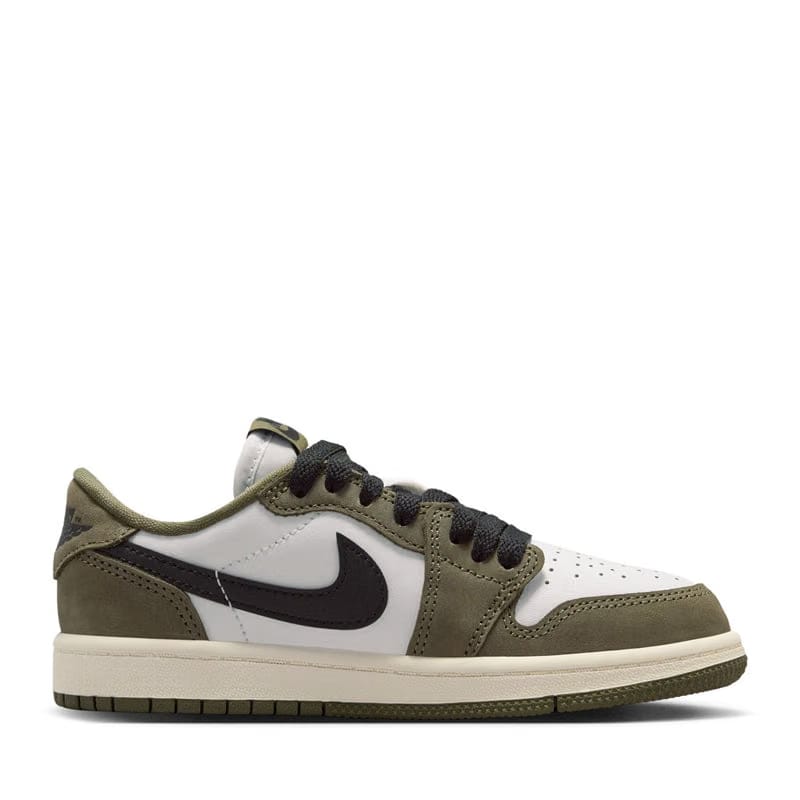 Air Jordan Jordan 1 Retro Low OG (PS) - Medium Olive/Black