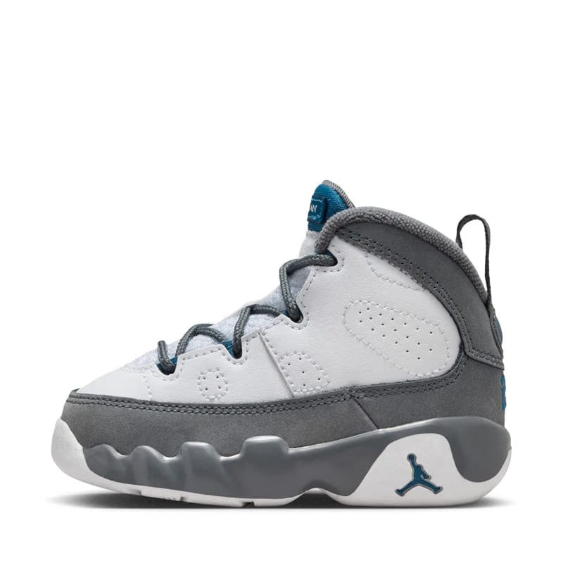 Air Jordan Jordan 9 Retro 'Flint Grey' (TD) - White/French Blue