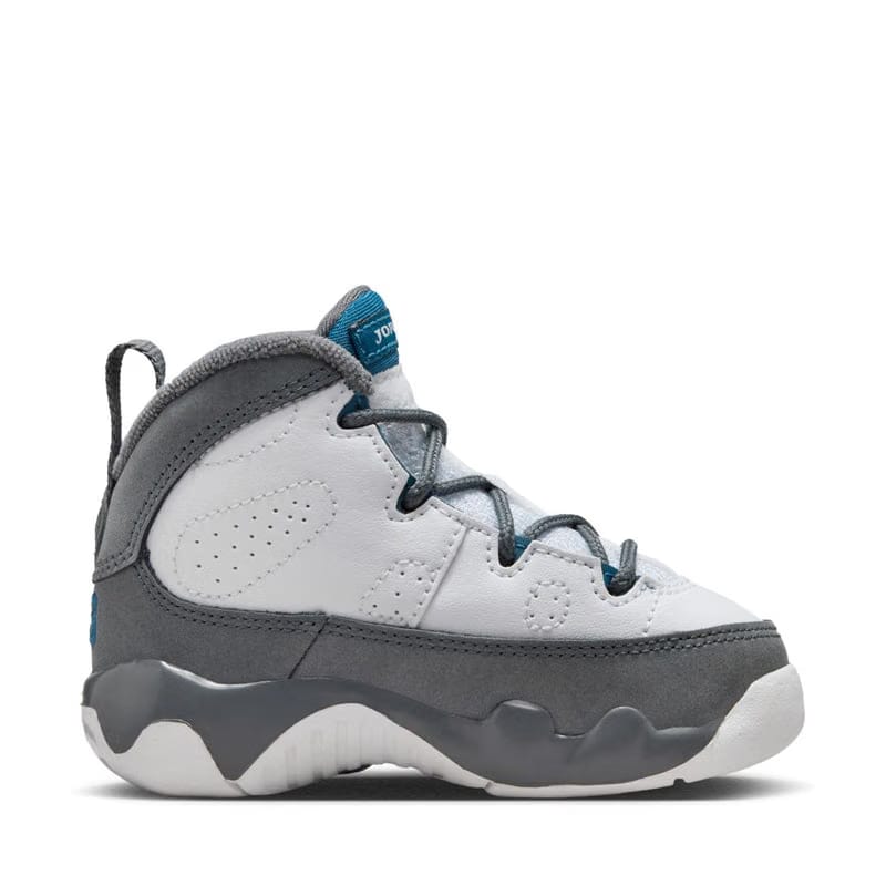 Air Jordan Jordan 9 Retro 'Flint Grey' (TD) - White/French Blue