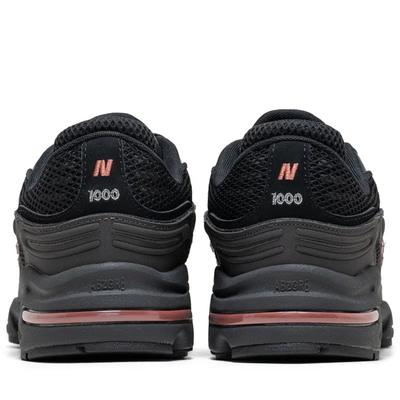 New Balance 1000G - Black Metallic/Red Rock