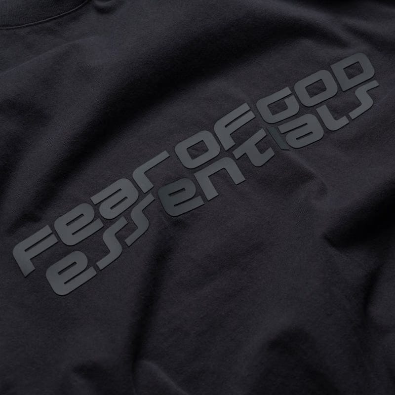 Fear Of God Essentials 90's L/S Tee - Vintage Black