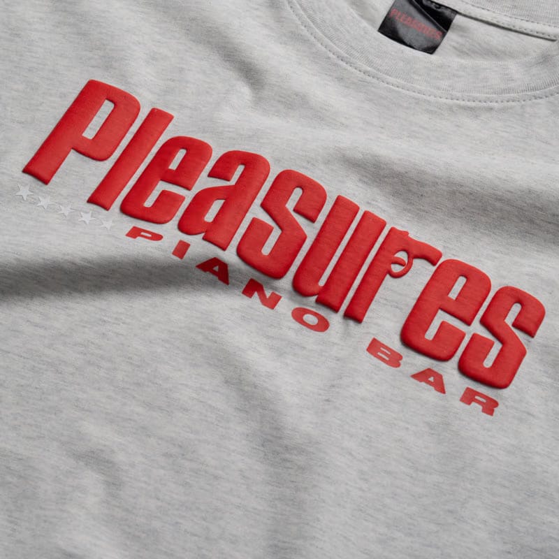 Pleasures Piano Bar Tee - Heather
