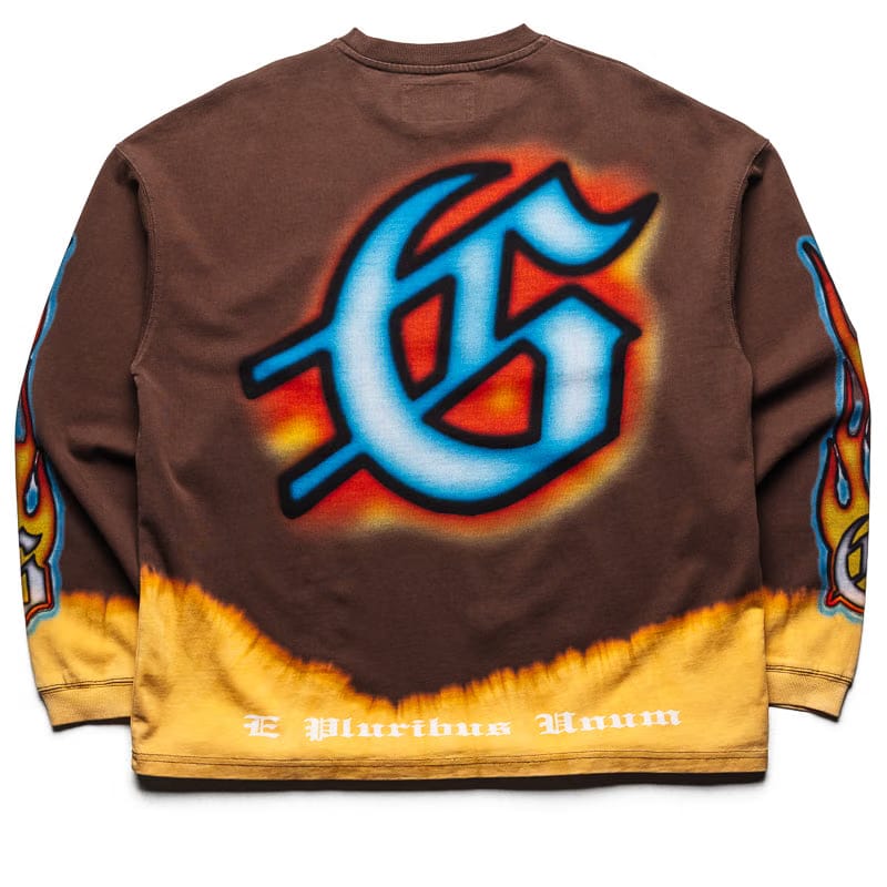 Godspeed New York Off The Leash L/S Tee - Brown
