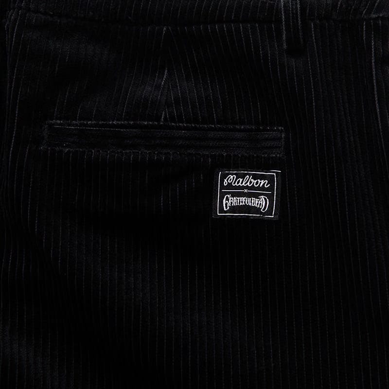 Malbon Golf x Grateful Dead Corduroy Pant - Black