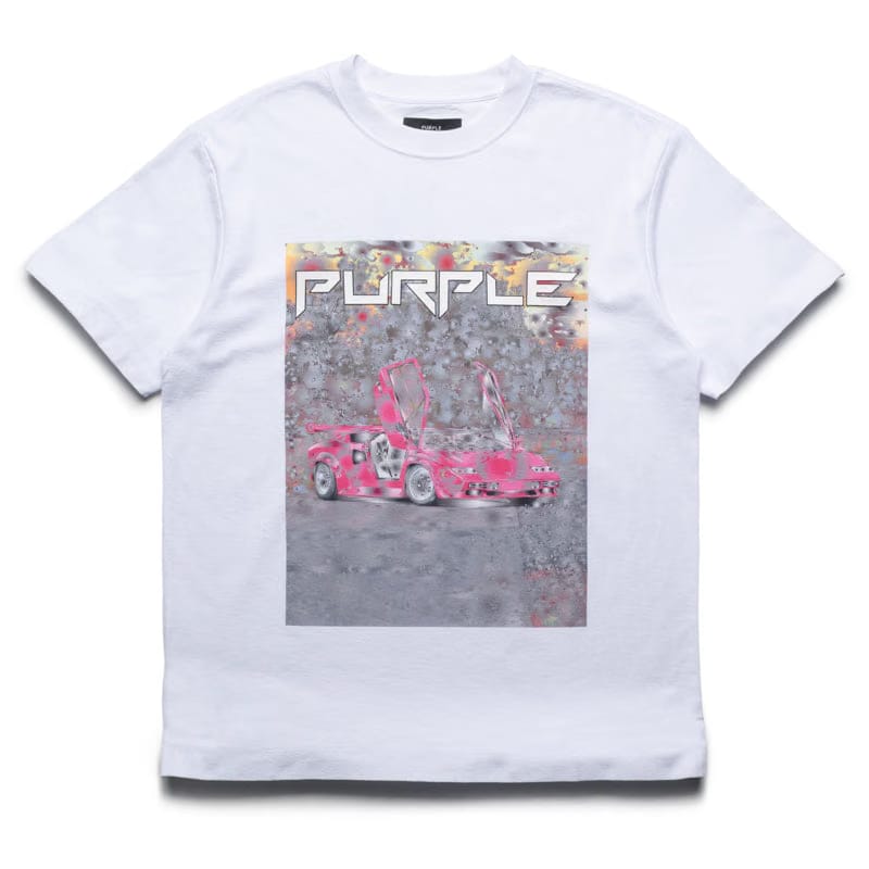 Purple Brand Ditched Tee - White