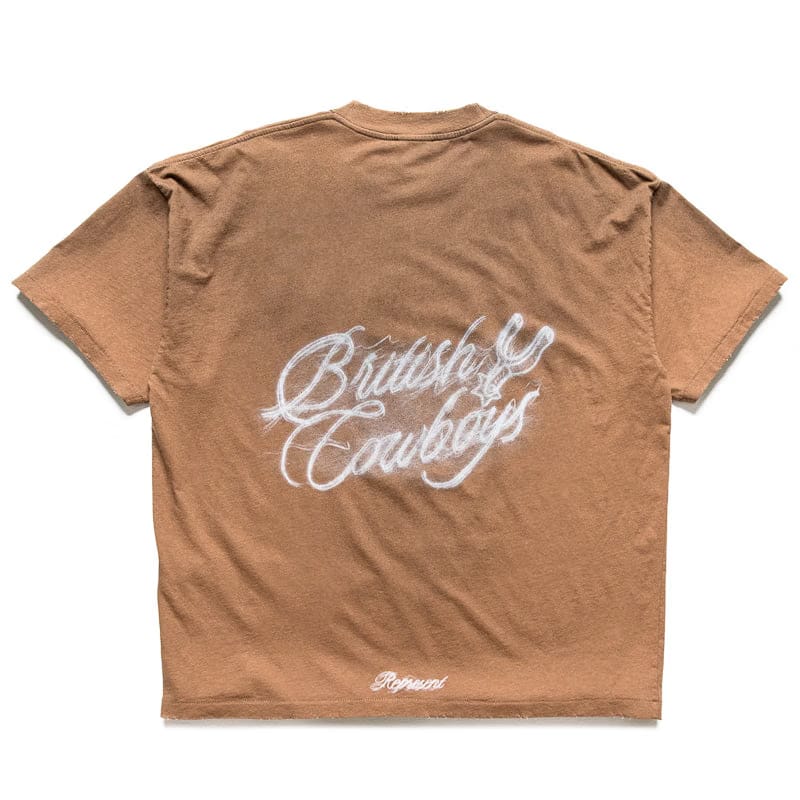 Represent British Cowboys Tee - Dusty Brown
