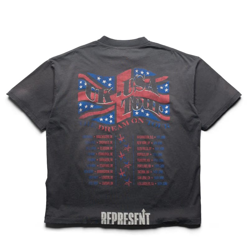 Represent Dream On Tour Tee - Sun Fade Grey