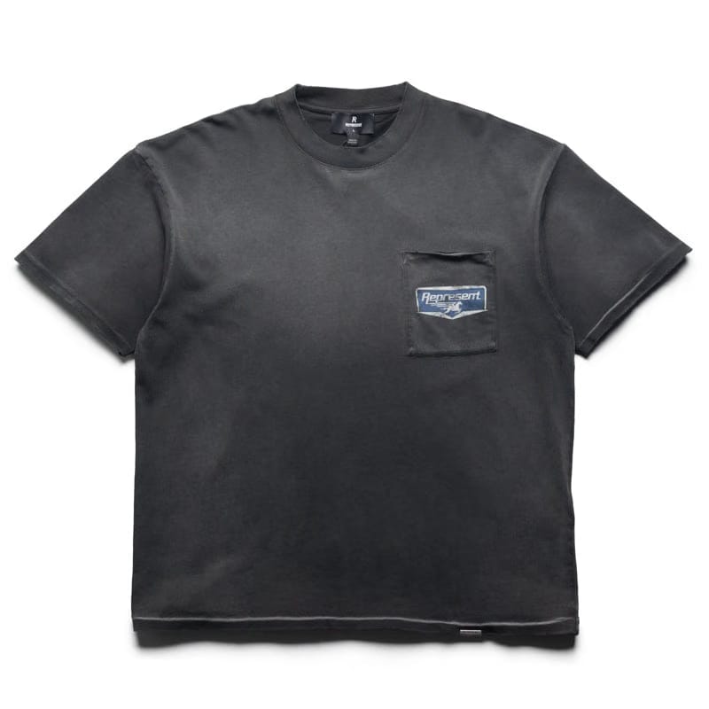 Represent Nothing Faster Tee - Stained Black