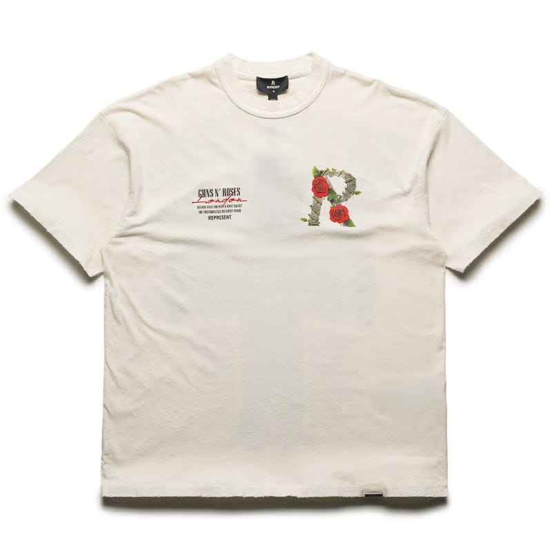 Represent Guns N' Roses x Represent Tour Tee - Flat White
