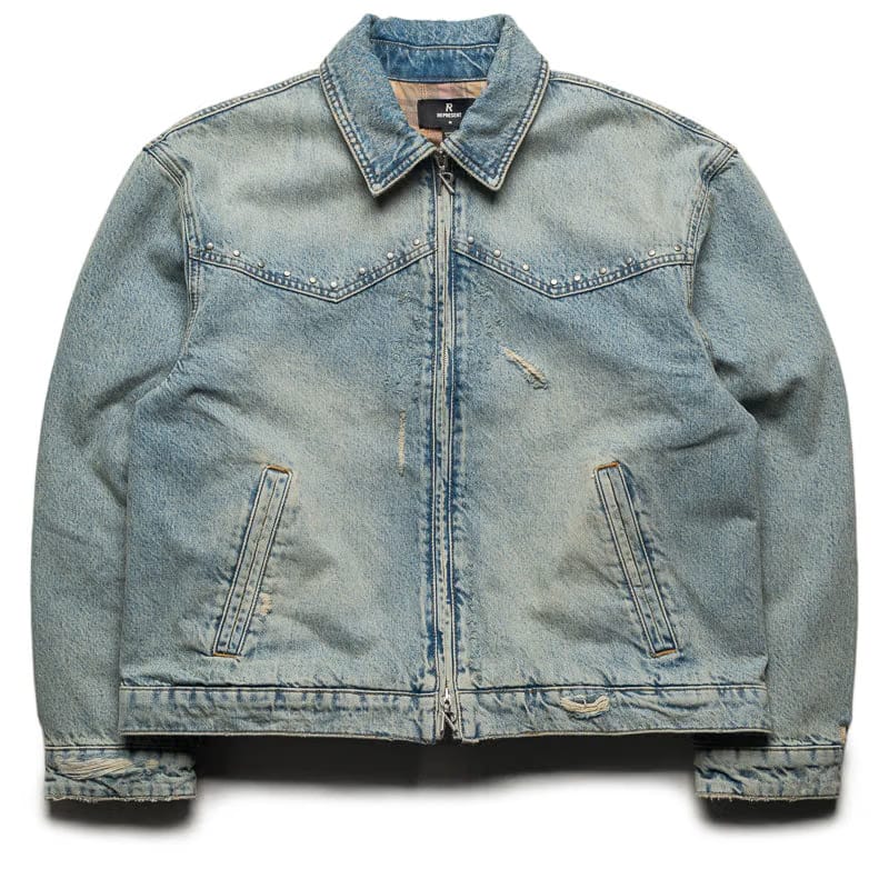 Represent Guns N' Roses x Represent Denim Jacket - Light Vintage Blue
