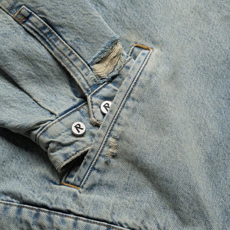 Represent Guns N' Roses x Represent Denim Jacket - Light Vintage Blue