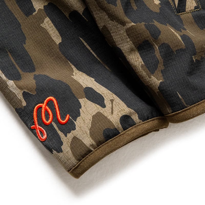 Malbon Golf Tour Divot Sherpa Jacket - Bark Camo
