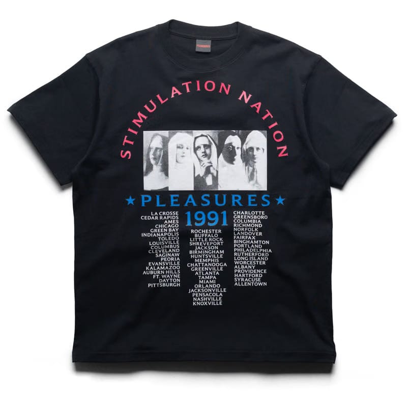 Pleasures Stimulation Tee - Black