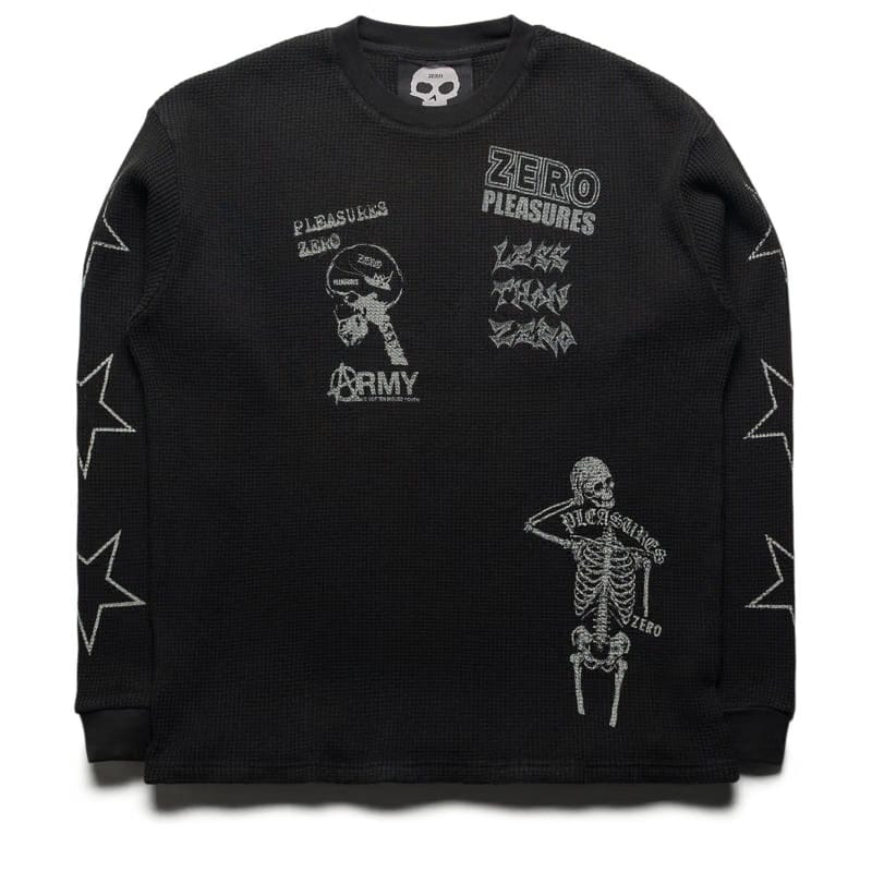 Pleasures Misled Thermal L/S Tee - Black
