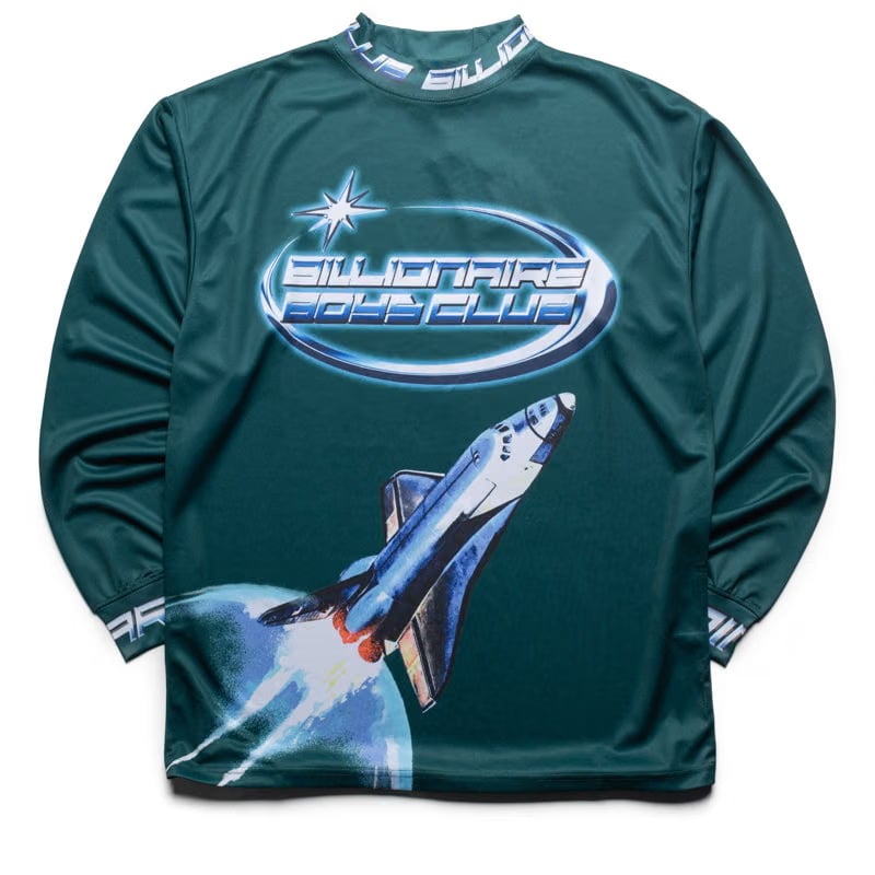 Billionaire Boys Club Discover L/S Knit Jersey - Rain Forest