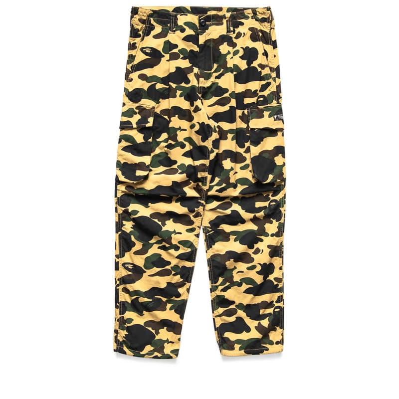 BAPE A Bathing Ape 1st Camo 6 Pocket Pants - Yellow