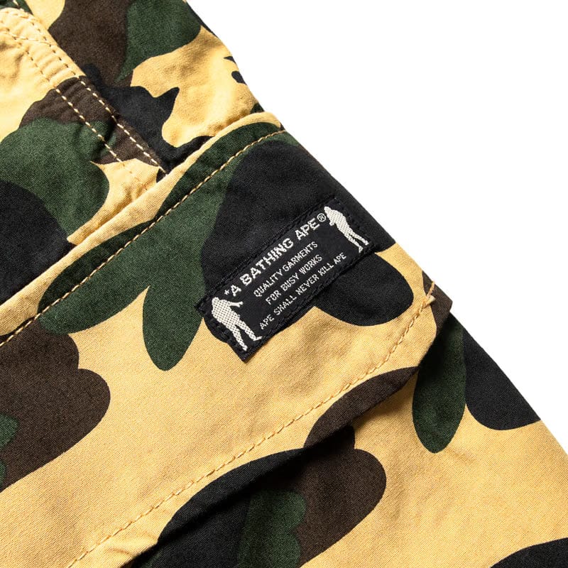 BAPE A Bathing Ape 1st Camo 6 Pocket Pants - Yellow