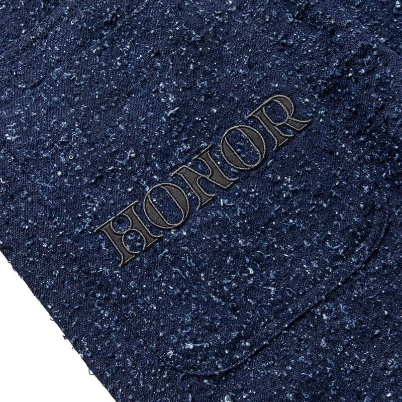 Honor The Gift Nep Yarn Wide Leg Pants - Blue