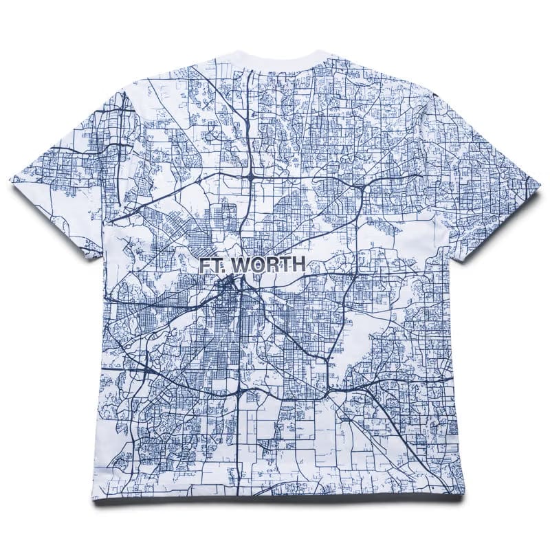 Mitchell & Ness Politics x Dallas Mavericks x Mitchell & Ness Map Tee - White