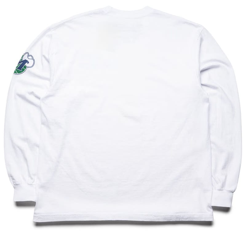 Mitchell & Ness Politics x Dallas Mavericks x Mitchell & Ness L/S Tee - White