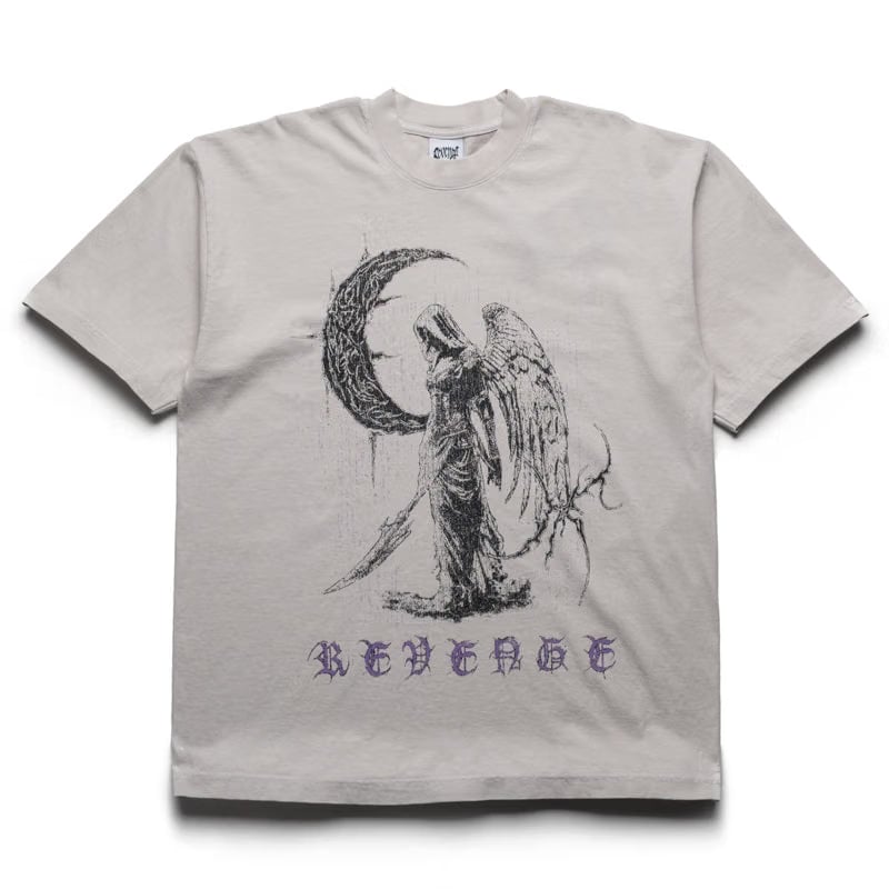 Revenge Scythe Tee - Cement/Purple