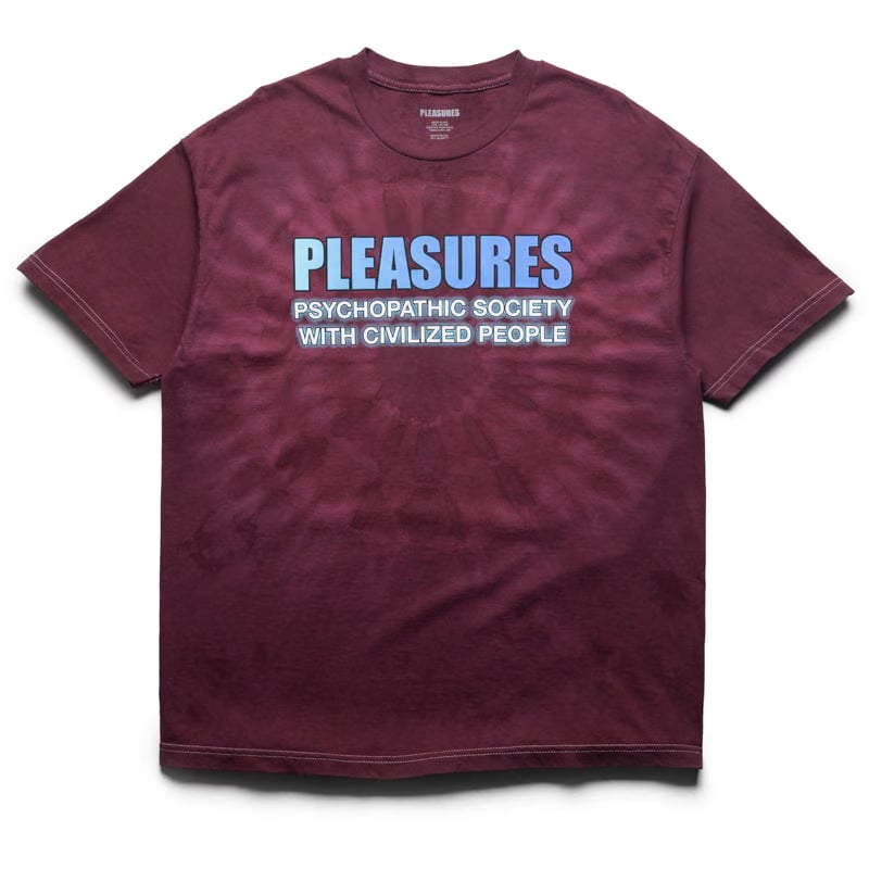 Pleasures Civilized Tee - Purple Dye