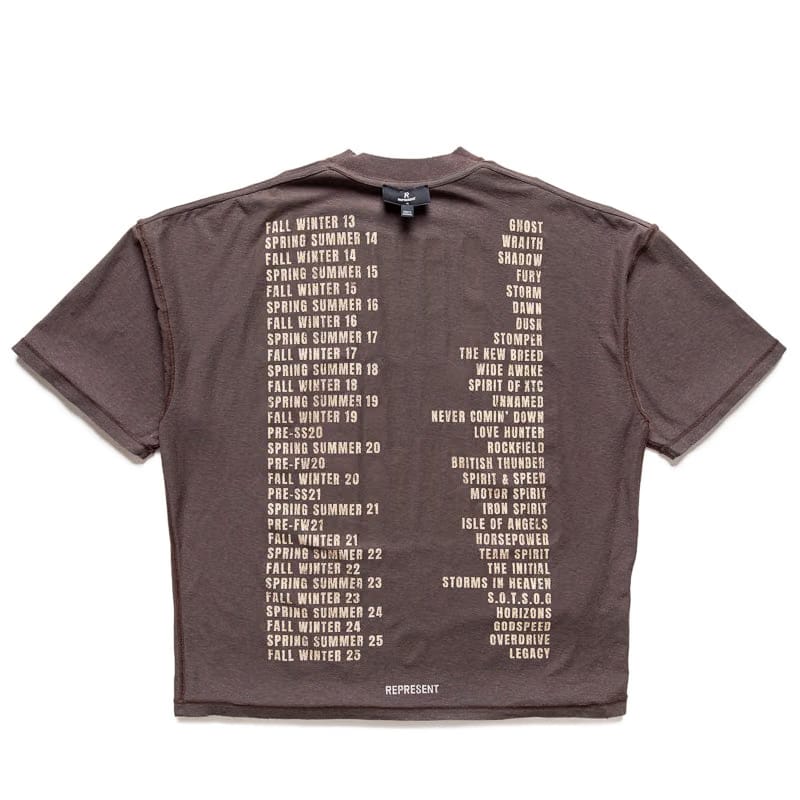 Represent Reversible Living Legacy Tour Tee - Nero