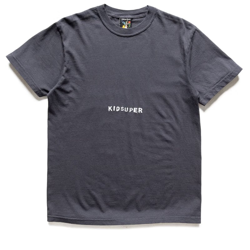 KidSuper Low Center Mini Logo Tee - Washed Black