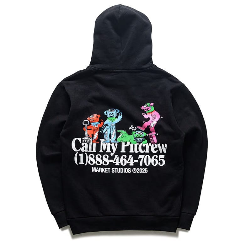 Market x Grateful Dead Call My Pitcrew Hoodie - Black