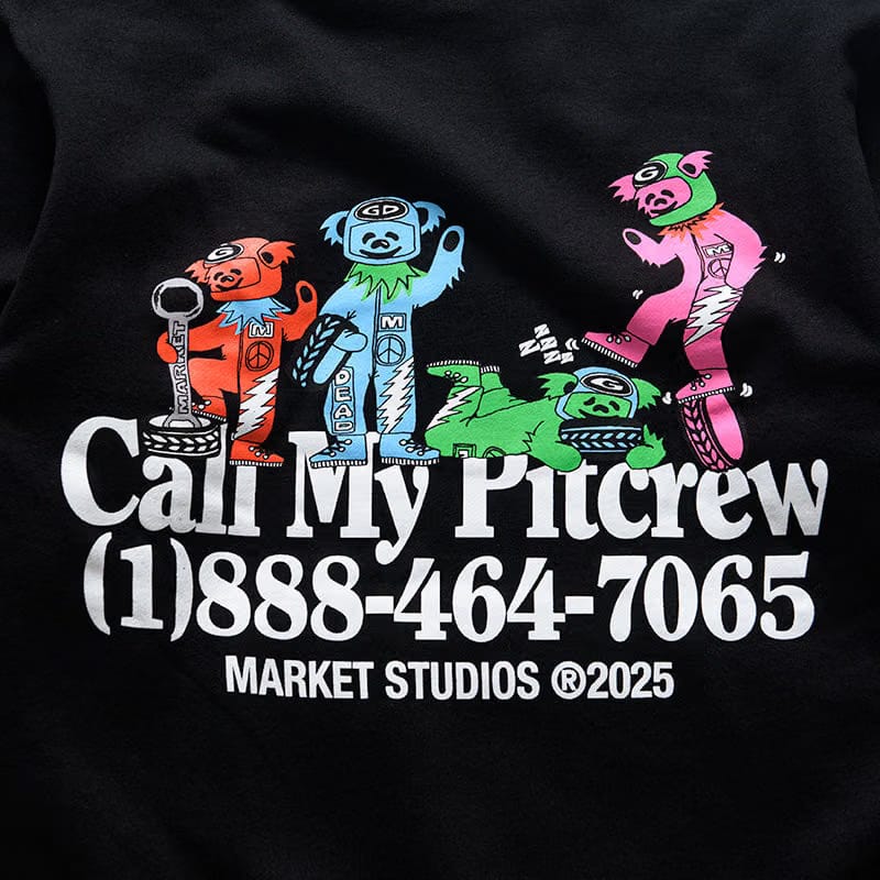 Market x Grateful Dead Call My Pitcrew Hoodie - Black