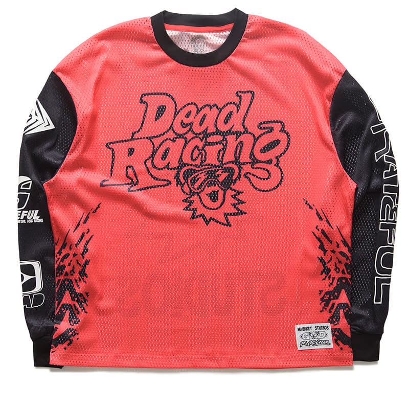 Market x Grateful Dead Moto Jersey - Red/Black