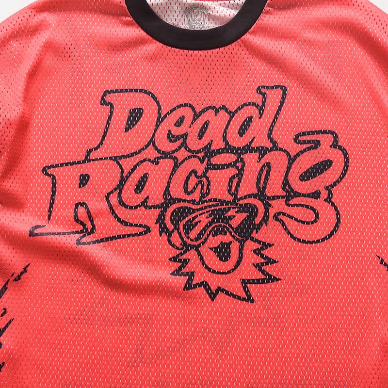 Market x Grateful Dead Moto Jersey - Red/Black