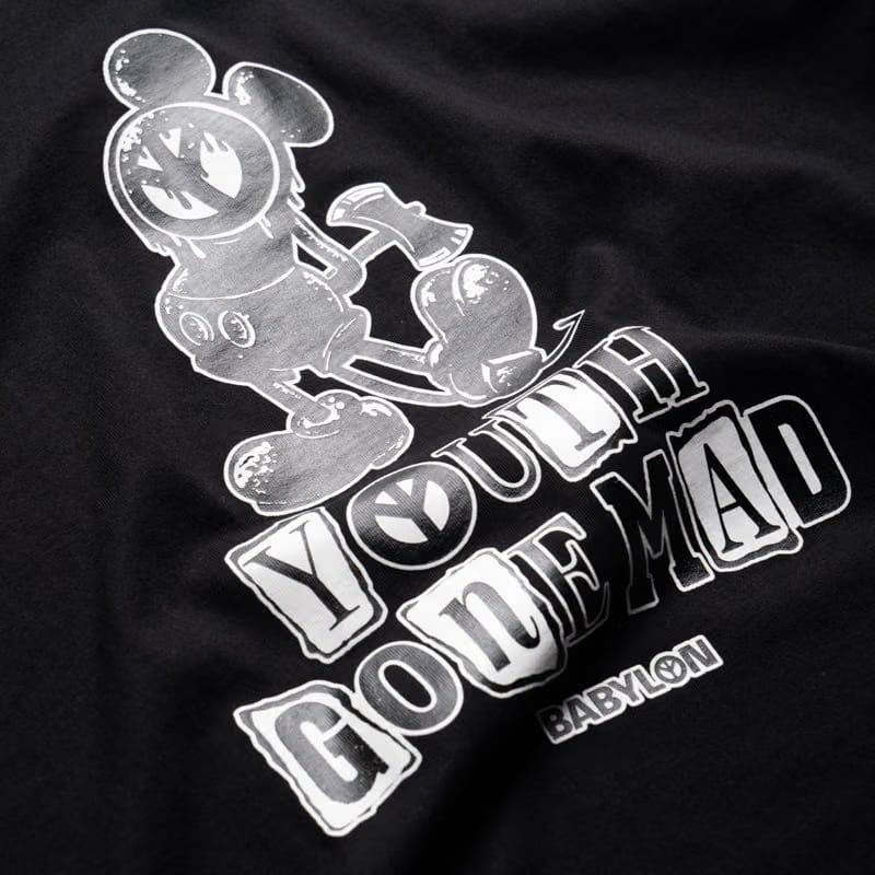 Babylon Youth Gone Mad Tee - Jet Black