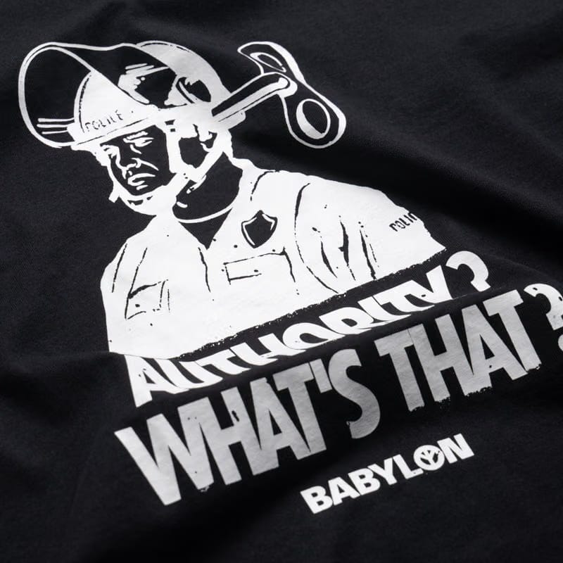 Babylon What's Authority Tee - Jet Black