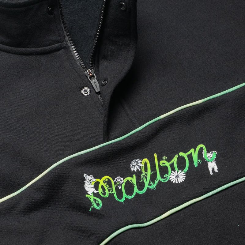 Malbon Golf x Grateful Dead Collegiate Sweatshirt - Black