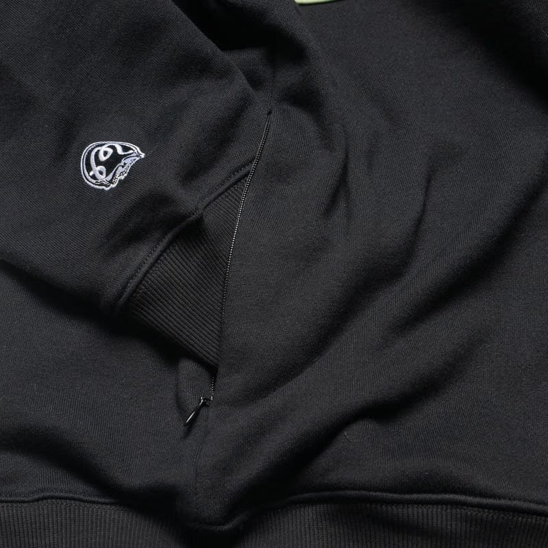 Malbon Golf x Grateful Dead Collegiate Sweatshirt - Black