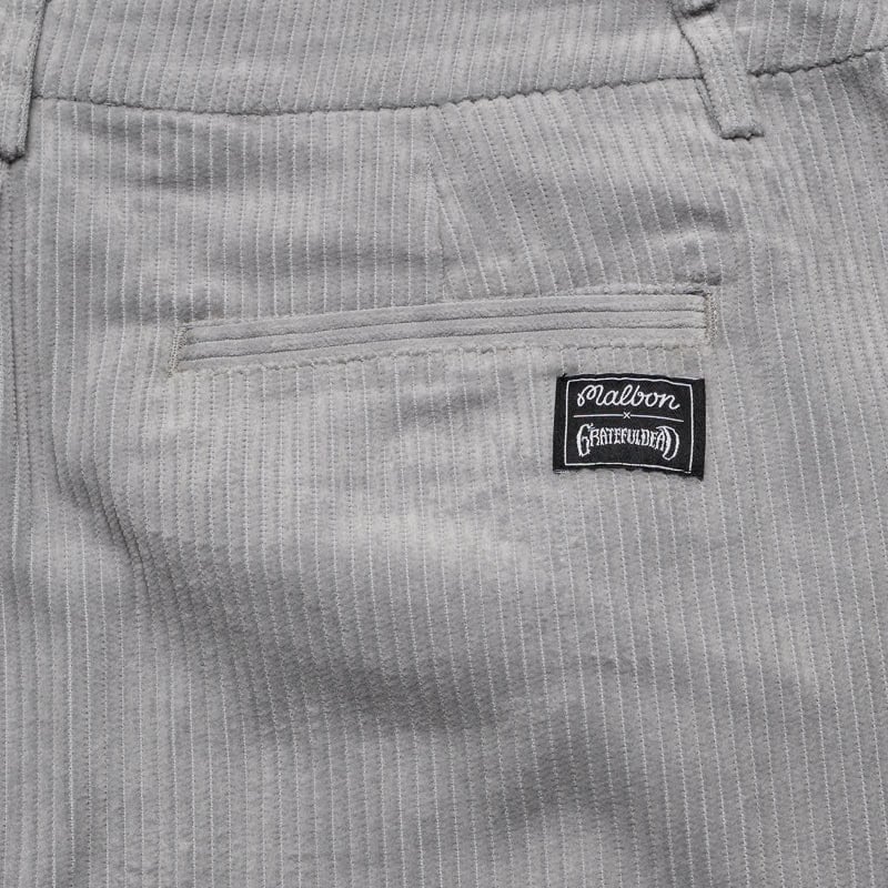 Malbon Golf x Grateful Dead Corduroy Pant - Grey