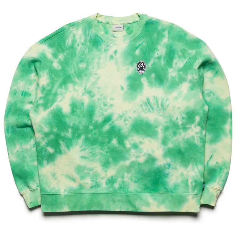 Malbon Golf x Grateful Dead Range Sweatshirt - Green Tie Dye