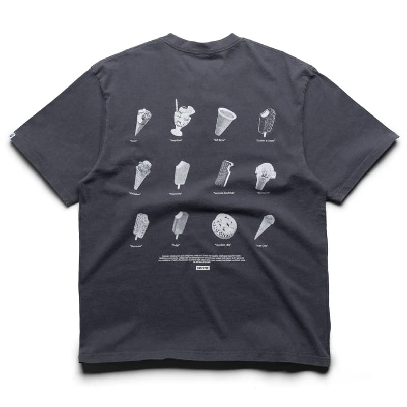 Ice Cream Options Knit Tee - Charcoal Art