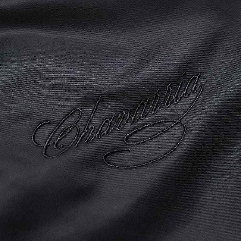 adidas Willy Chavarria x Adidas Satin Bomber Jacket - Black